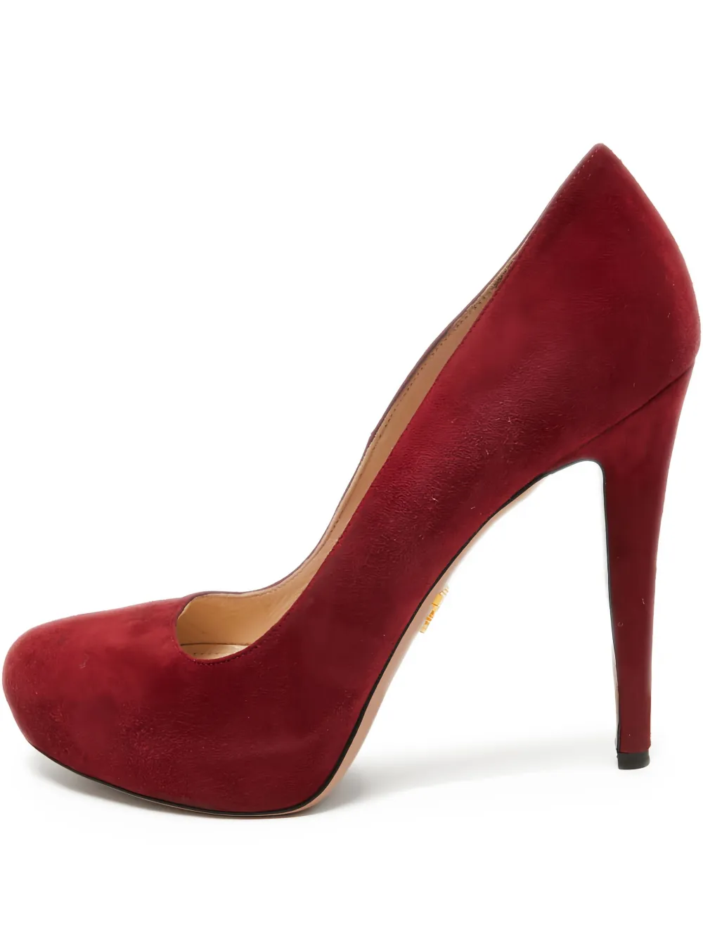 Prada Pre-Owned suede heeled pumps | Red | Image 1