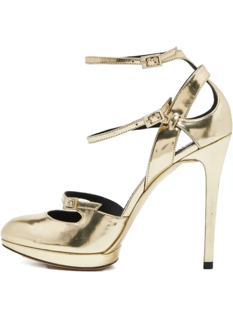 Brian Atwood 120mm leather heeled pumps 