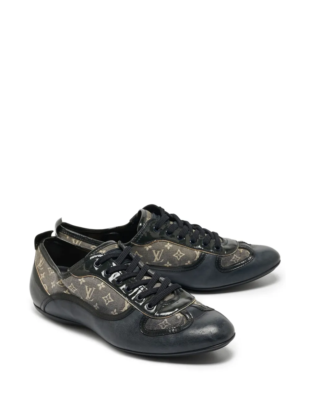 Louis Vuitton Pre-Owned 2019 sneakers met monogram-patroon - Blauw