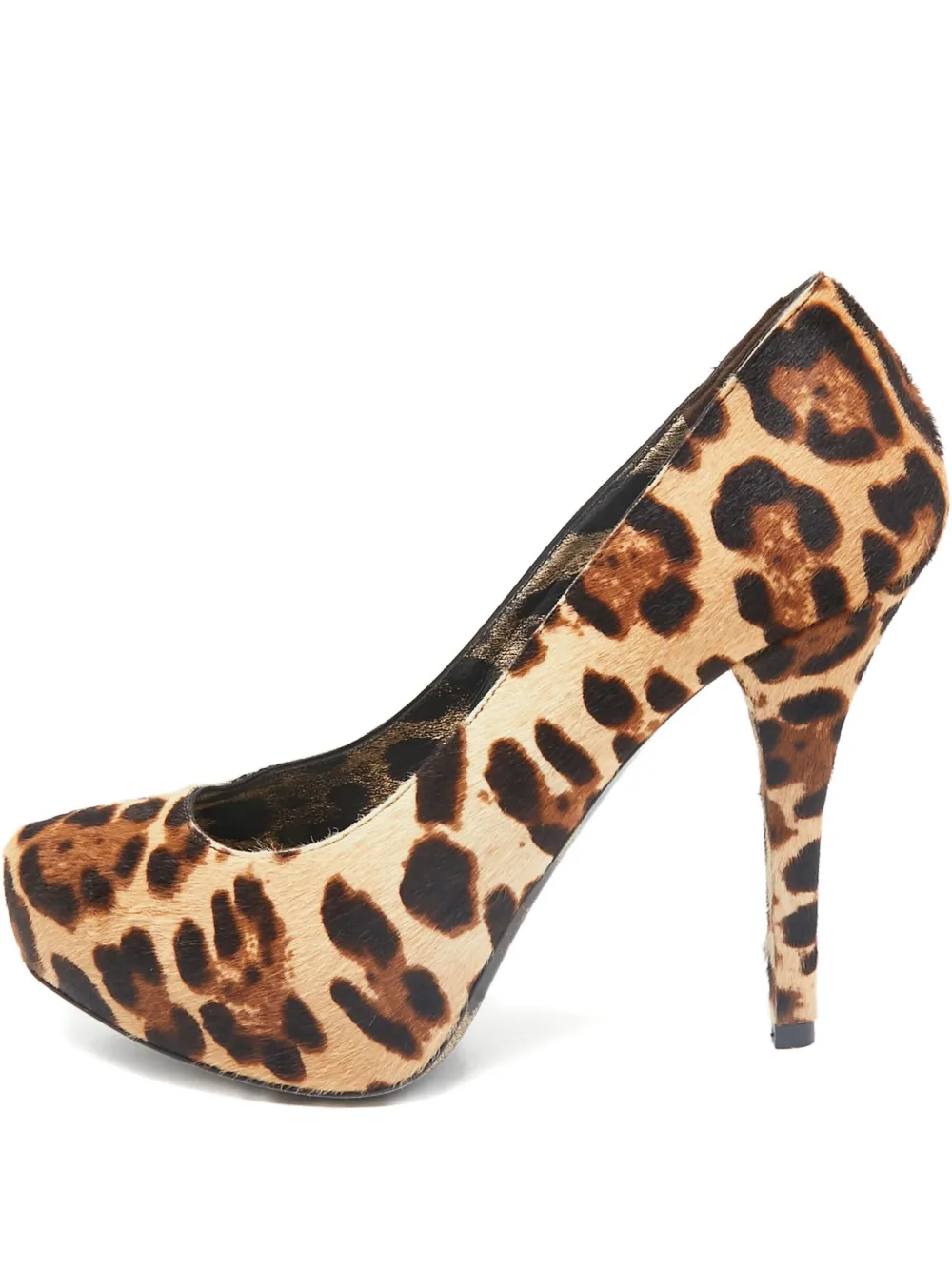 Dolce & Gabbana Pre-Owned zapatos con estampado de leopardo y plataforma de 120 mm | marrón | Image 1