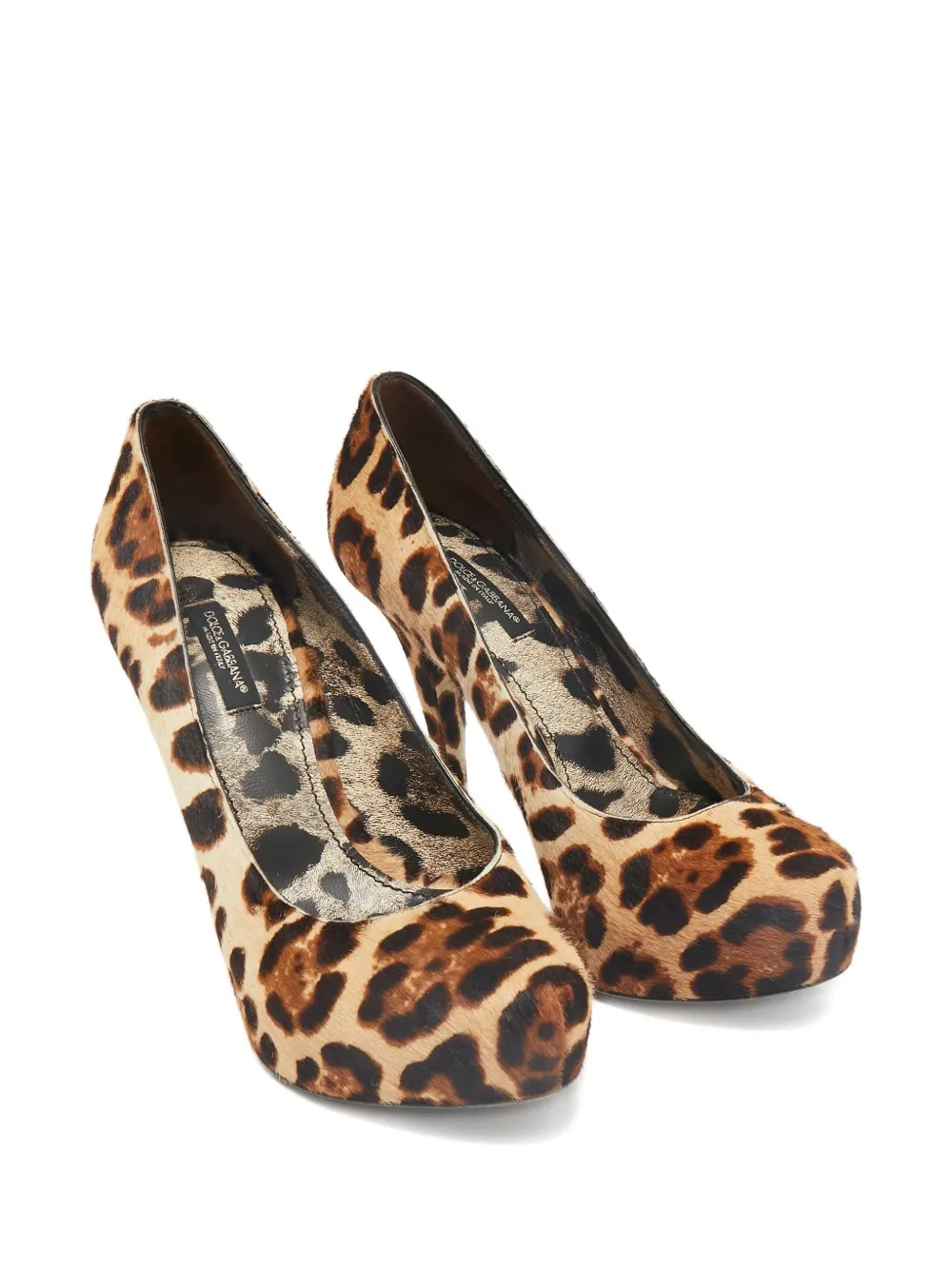 Dolce & Gabbana Pre-Owned zapatos con estampado de leopardo y plataforma de 120 mm | Image 2