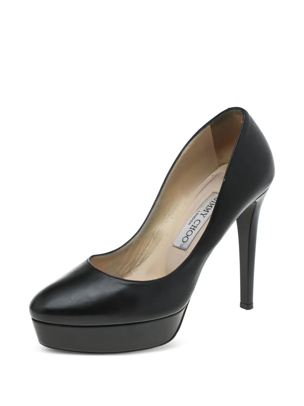 Jimmy Choo Pre-Owned escarpins en cuir à plateforme 130 mm | escarpins à talon | Image 2