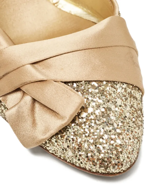 Giuseppe Zanotti Vintage プレオウンド 105mm グリッターパンプス