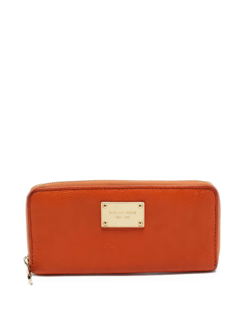 Michael Kors Vintage leather zip wallet | Orange | Image 1