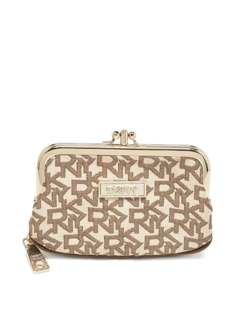 DKNY Vintage pre-owned logo-jacquard clutch bag
