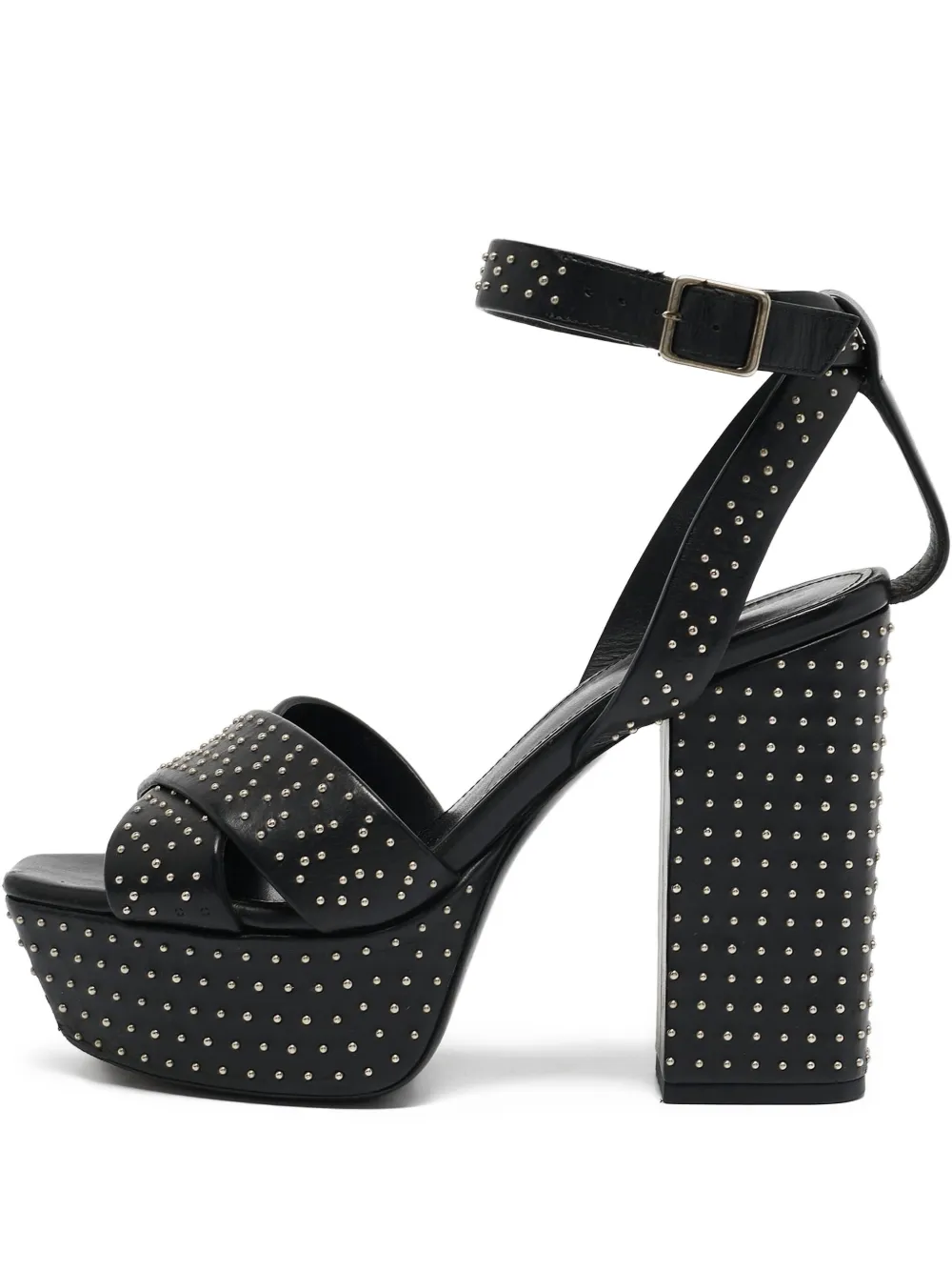 Saint Laurent Pre-Owned studded sandals | Black | Image 1