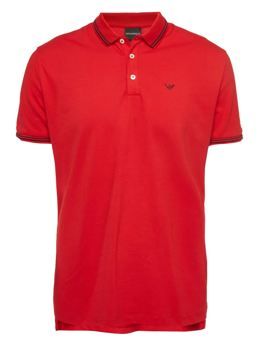 Emporio Armani Pre-Owned cotton polo shirt | Red | Image 1