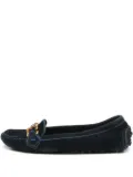 Louis Vuitton Pre-Owned Oxford suede loafers - Blue
