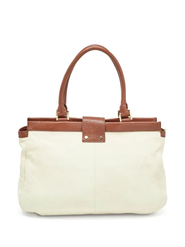 Tory Burch pre-owned chain-strap Tote Bag Neutrals FARFETCH