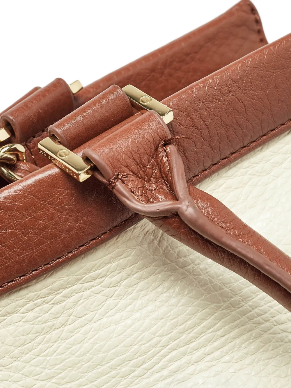 Pre-owned Tory Burch Chain-strap Tote Bag In Neutral