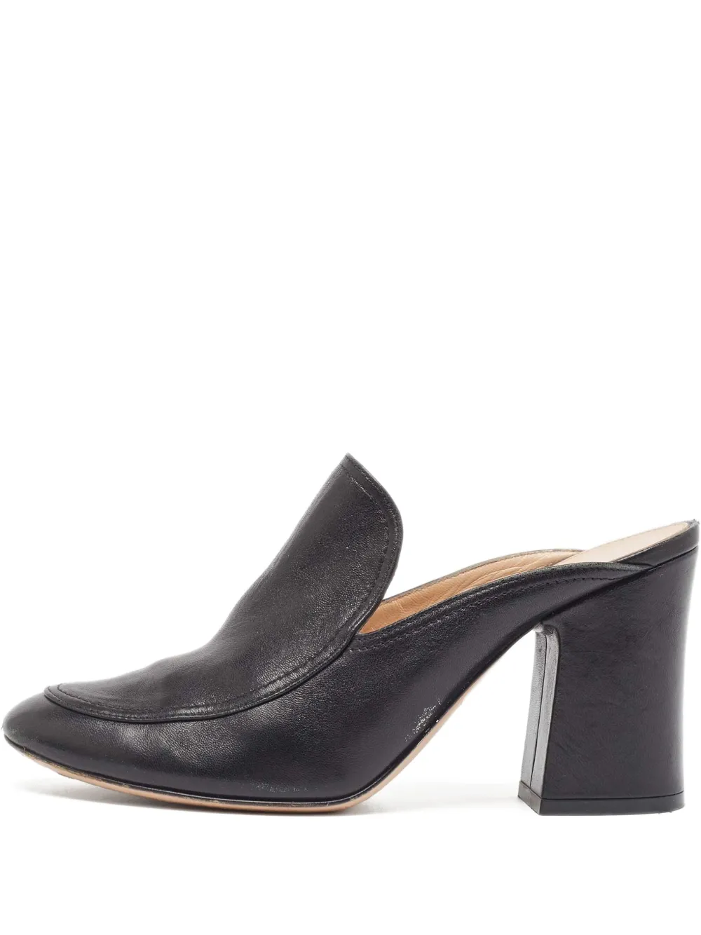 Gianvito Rossi pre-owned block-heel mules | Black | Image 1