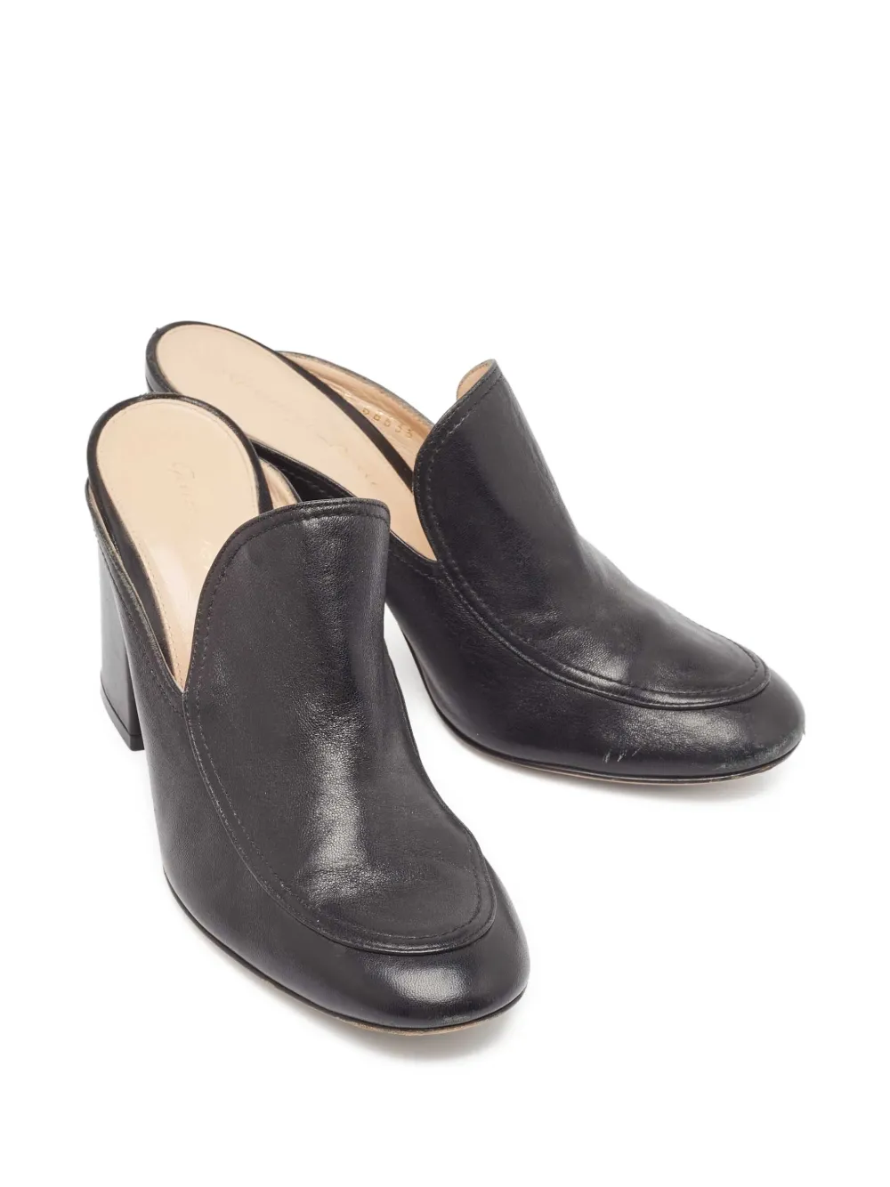 Gianvito Rossi pre-owned block-heel mules | Image 2