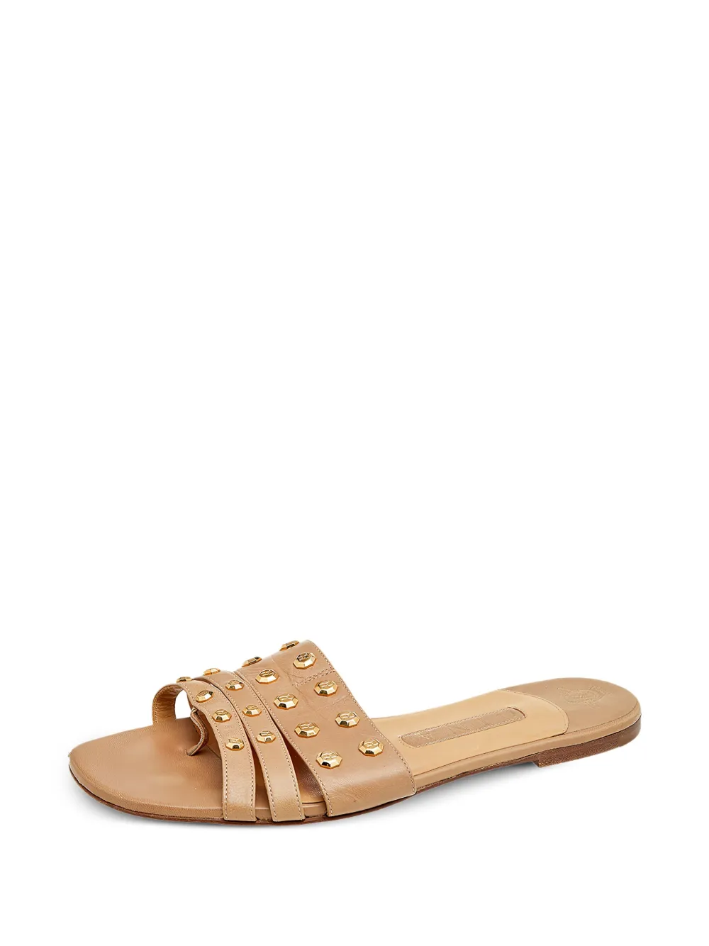 Gina stud-detailiing flat sandals | Image 2