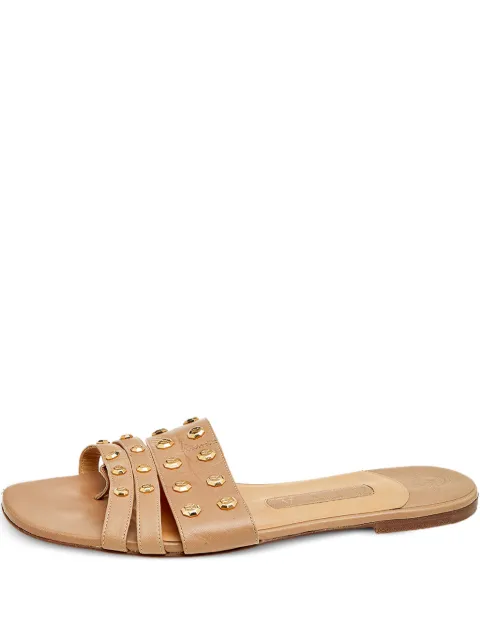 Gina stud-detailiing flat sandals