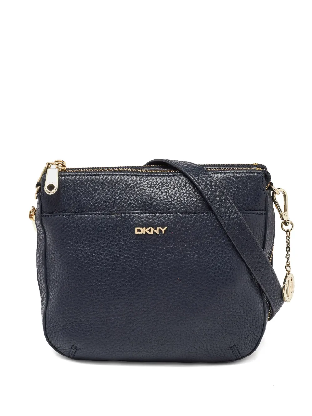 DKNY Vintage leather crossbody bag | Blue | Image 1