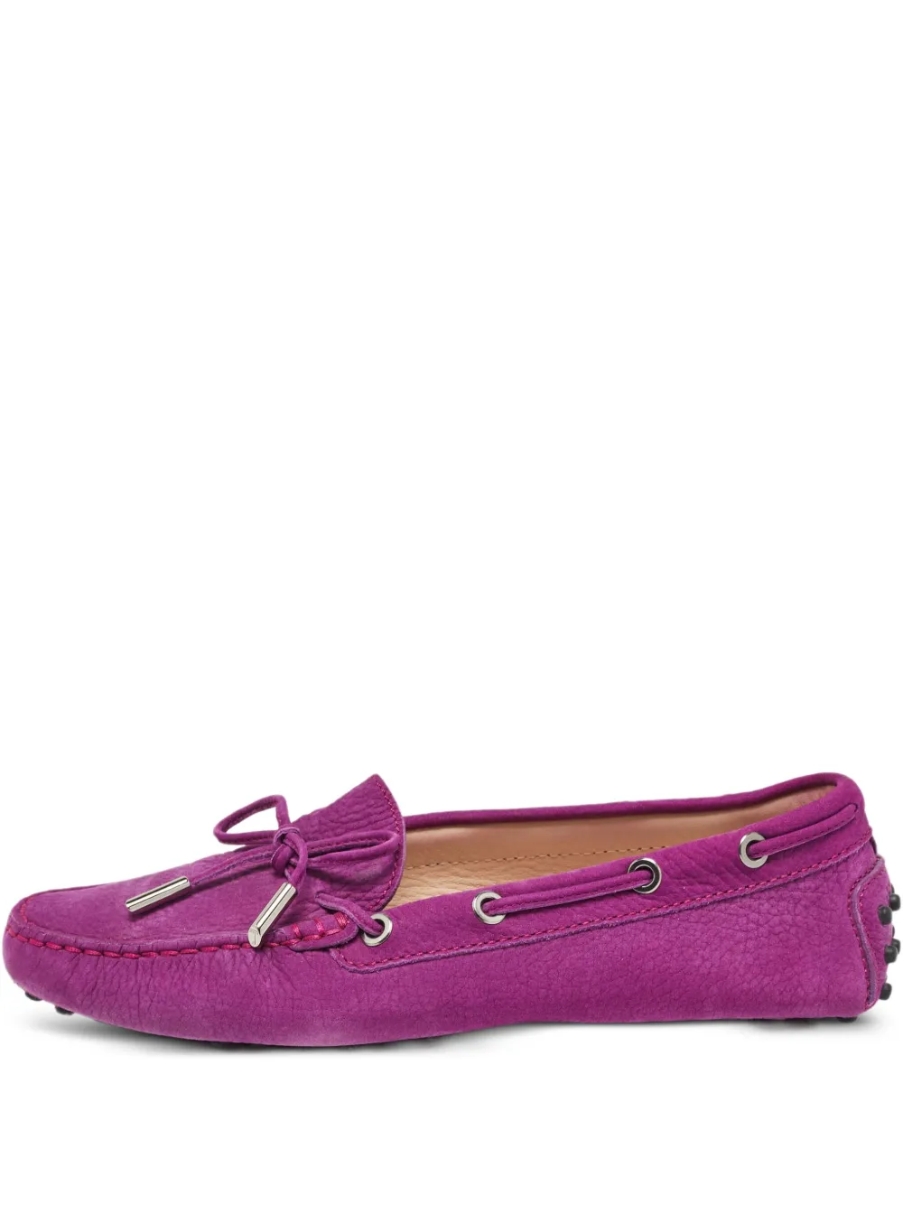 Tod's Vintage leather loafers | Purple | Image 1