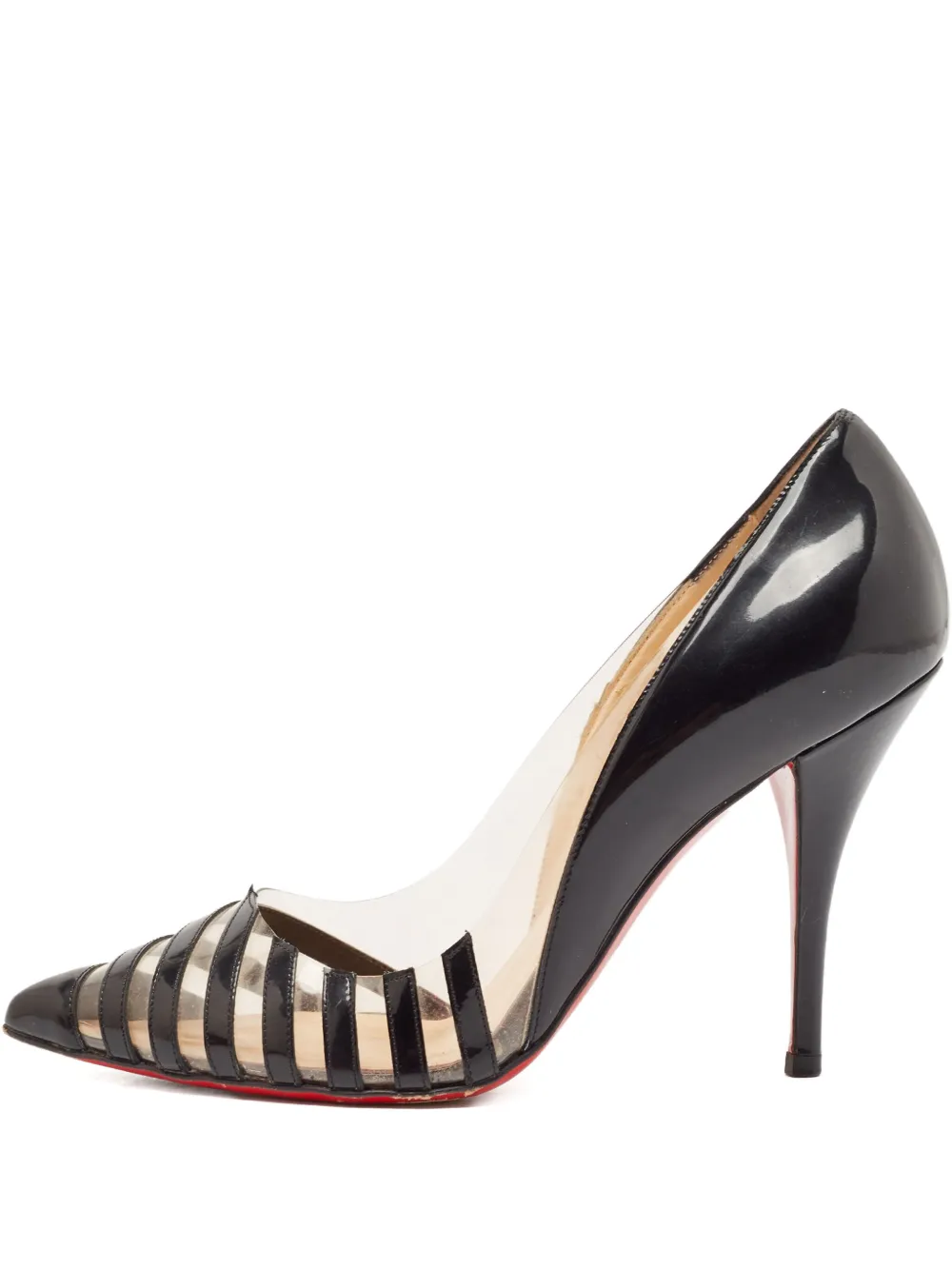Pre-owned Christian Louboutin 100mm Leather Heeled Pumps