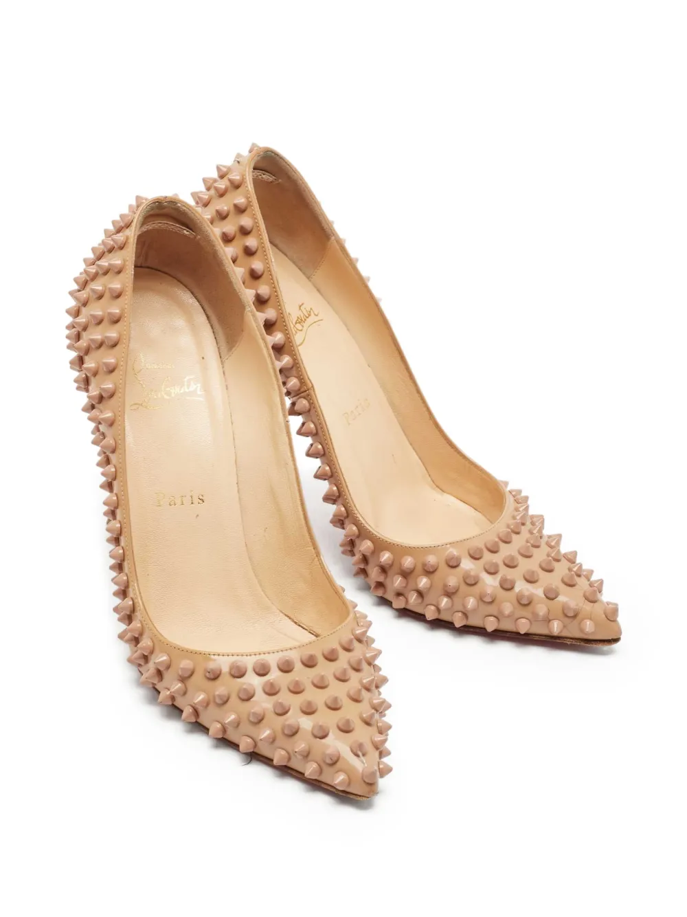 Christian Louboutin Pre-Owned 105 mm Pigalle pumps - Beige