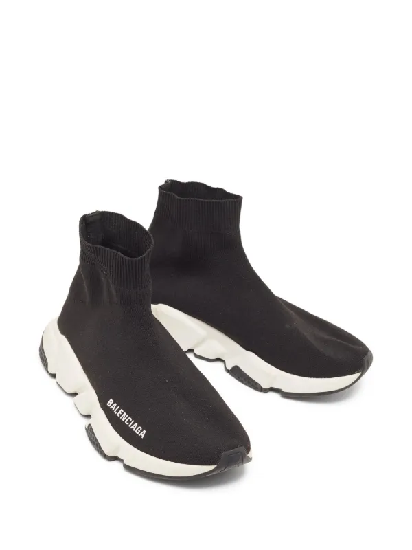 Balenciaga Pre-Owned Speed Trainer Sneakers | Black | FARFETCH