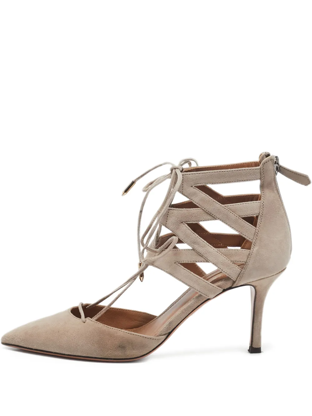 Aquazzura 105mm Belgravia pumps | Neutrals | Image 1