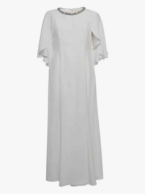 Jenny Packham pre-owned crystal-embellished dress