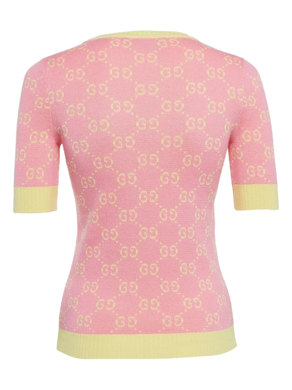 Gucci Pre-Owned logo-pattern short-sleeve top | Image 2