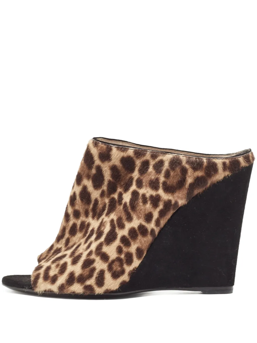 Prada Pre-Owned 120mm leopard-print sandals | Brown | Image 1