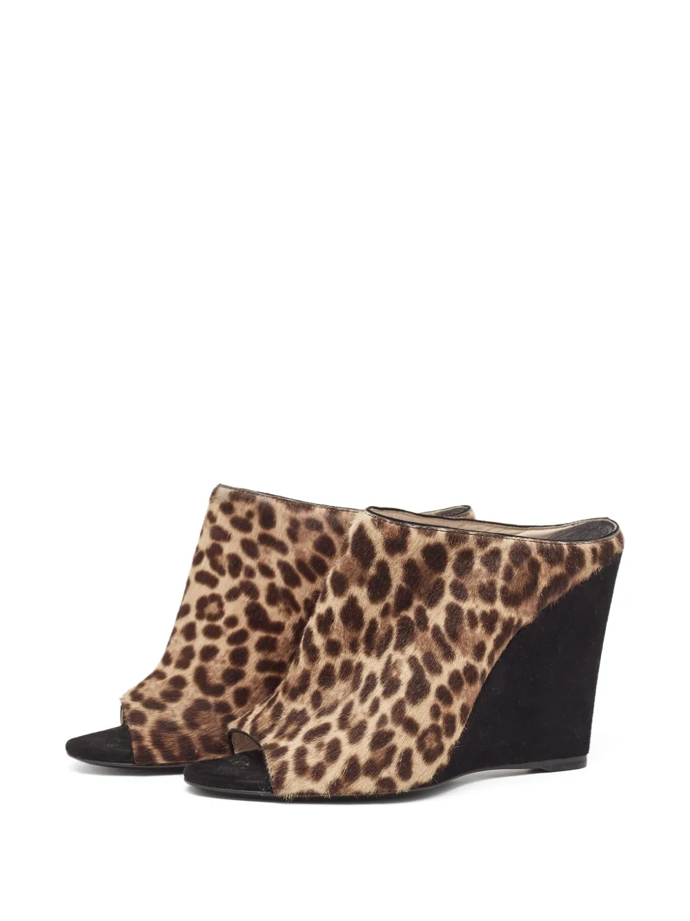 Prada Pre-Owned 120mm leopard-print sandals | Image 2