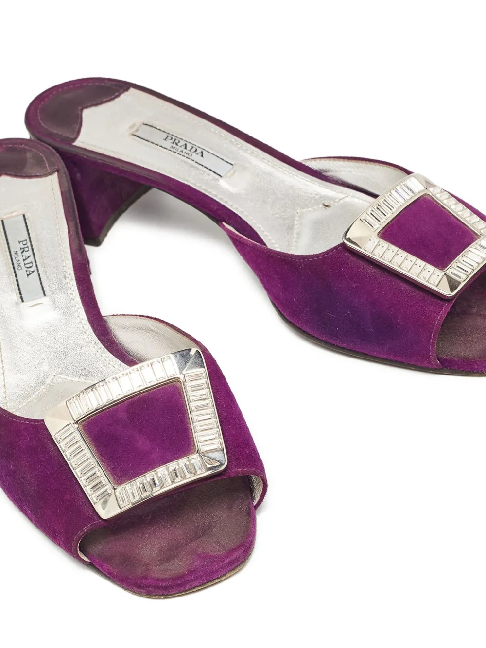 Prada Pre-Owned Suède pumps - Paars