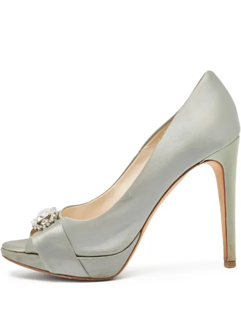 Christian Dior Pre-Owned 110mm satin pumps