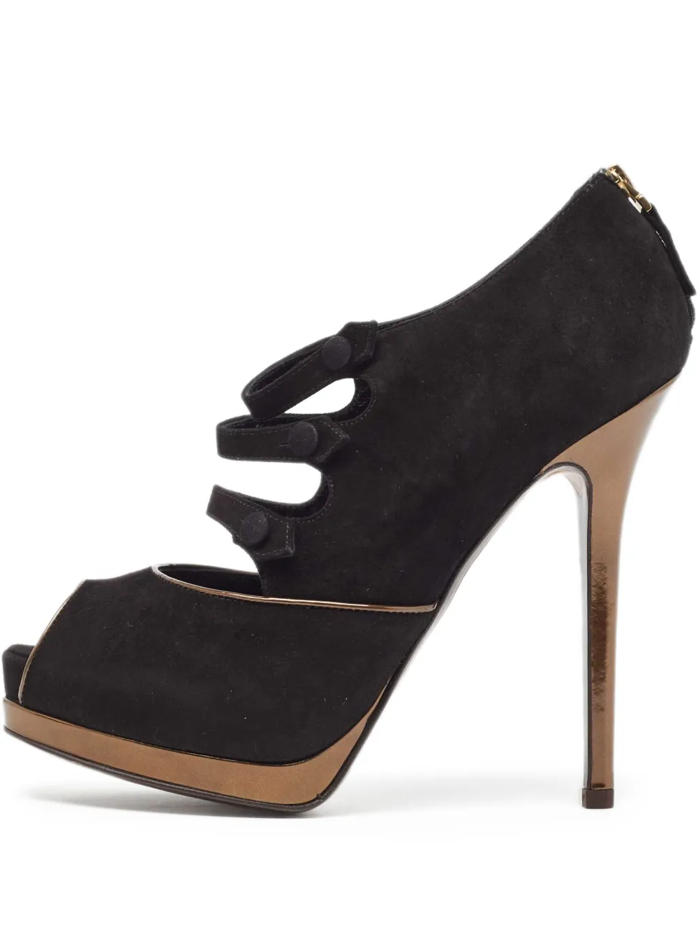 Fendi Pre-Owned 110mm suede pumps | Black | Image 1
