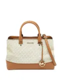 Michael Kors Vintage monogram-pattern tote bag - White