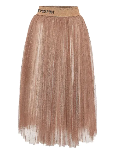 Elisabetta Franchi pre-owned tulle midi skirt