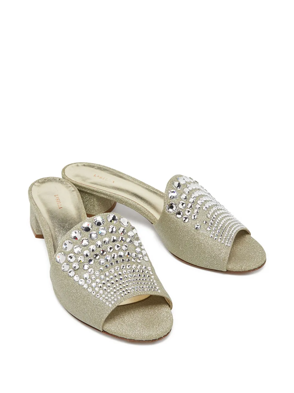 Le Silla pre-owned 45mm rhinestone-embellished sandals | Image 2