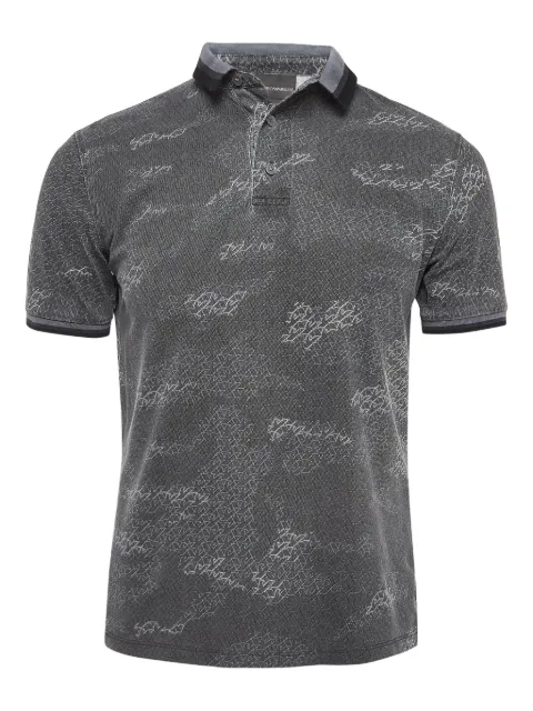 Emporio Armani Pre-Owned monogram-print polo shirt