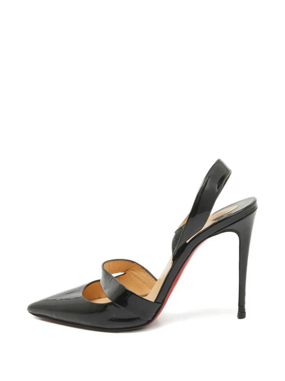 Christian Louboutin Pre-Owned Pumps met leren hak - Zwart