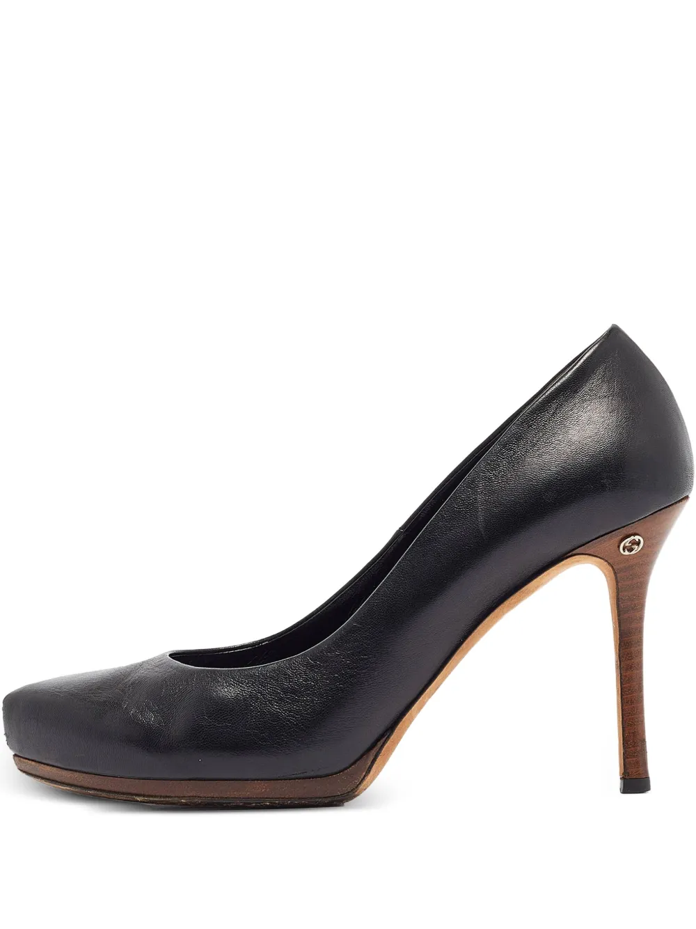 Gucci Pre-Owned 2024 100mm leather pumps | Black | Image 1