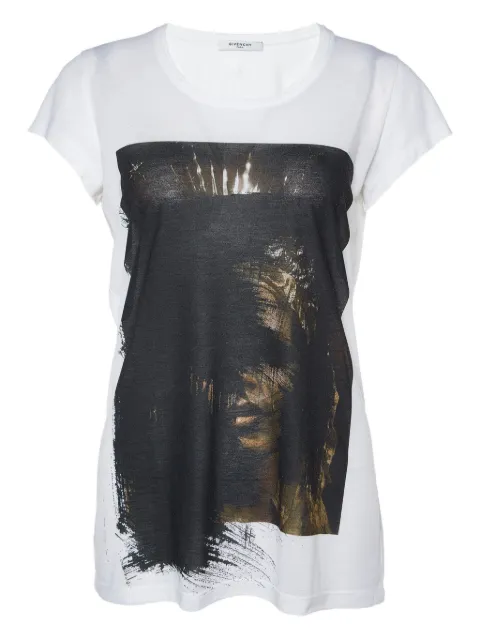 Givenchy Pre-Owned Printed Front Cotton T-Shirt