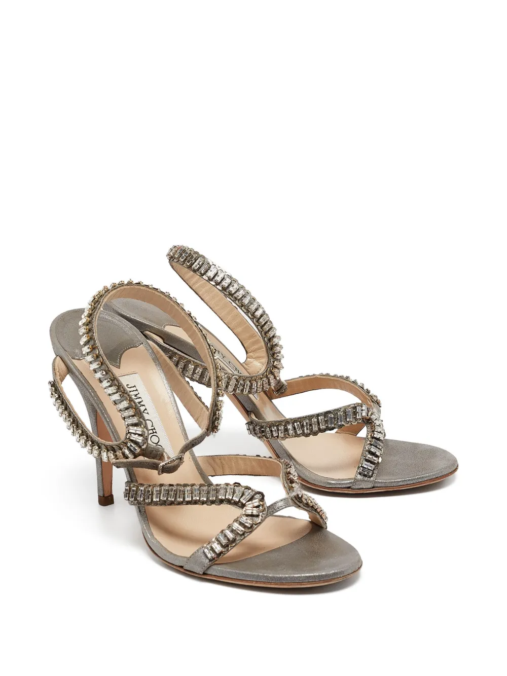 Jimmy Choo Pre-Owned sandalias con hebilla de cristal | Image 2