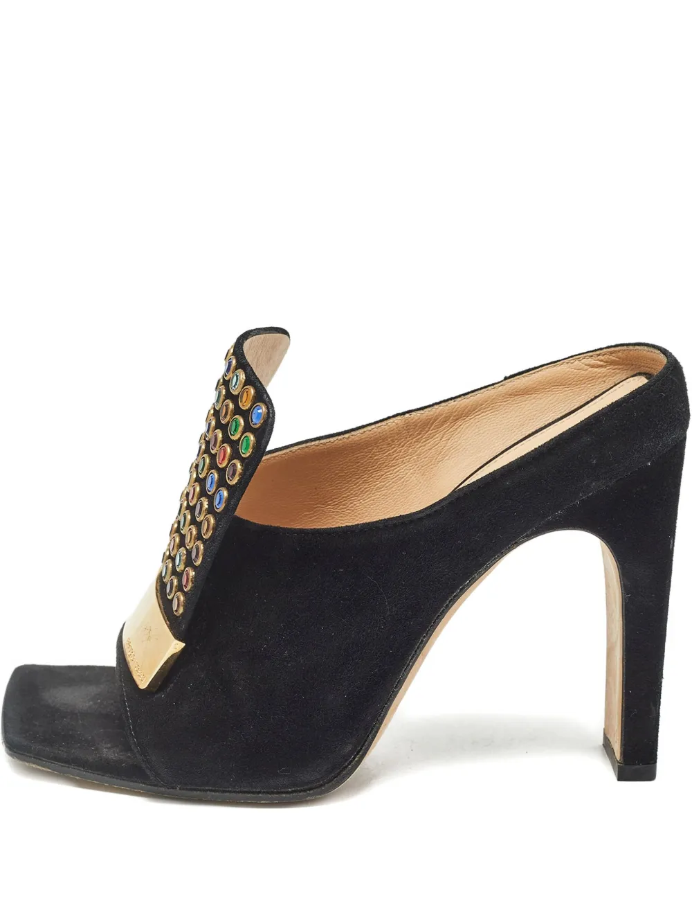 Sergio Rossi Vintage 105mm embellished heeled sandals | Black | Image 1