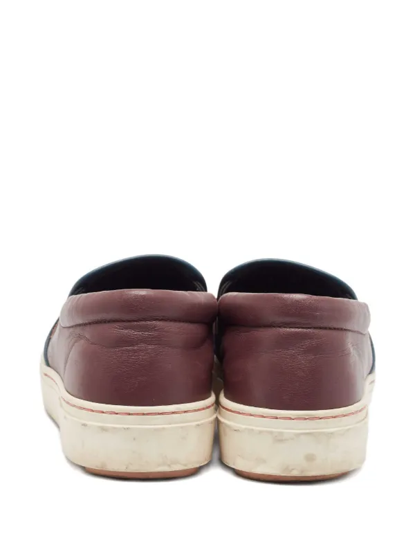 Fendi Pre-Owned Monster スリッポンスニーカー | ブラック | FARFETCH JP