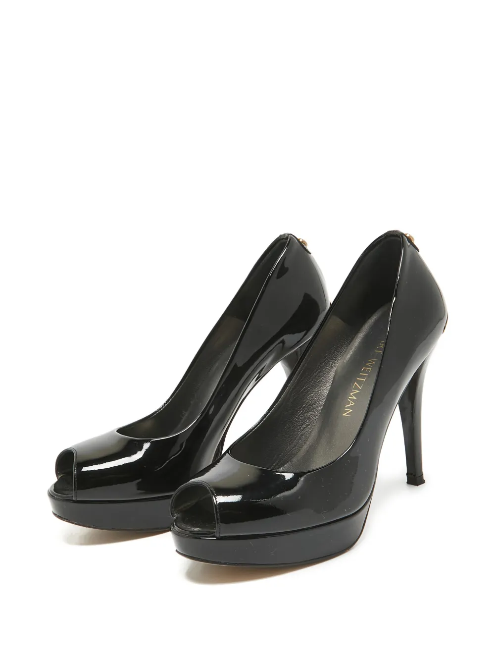Stuart Weitzman Pre-owned 110 mm lakleren pumps - Zwart