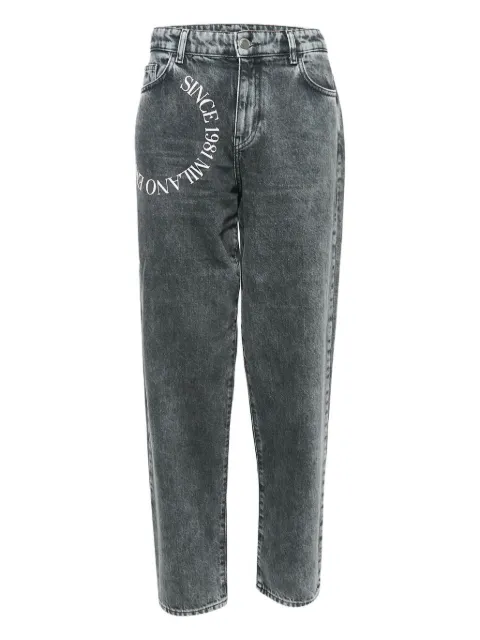 Emporio Armani Pre-Owned logo-print jeans 