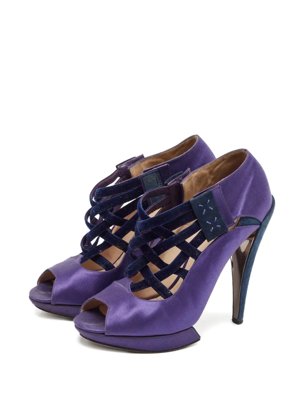 Nicholas Kirkwood 135mm leather heeled sandals | Image 2