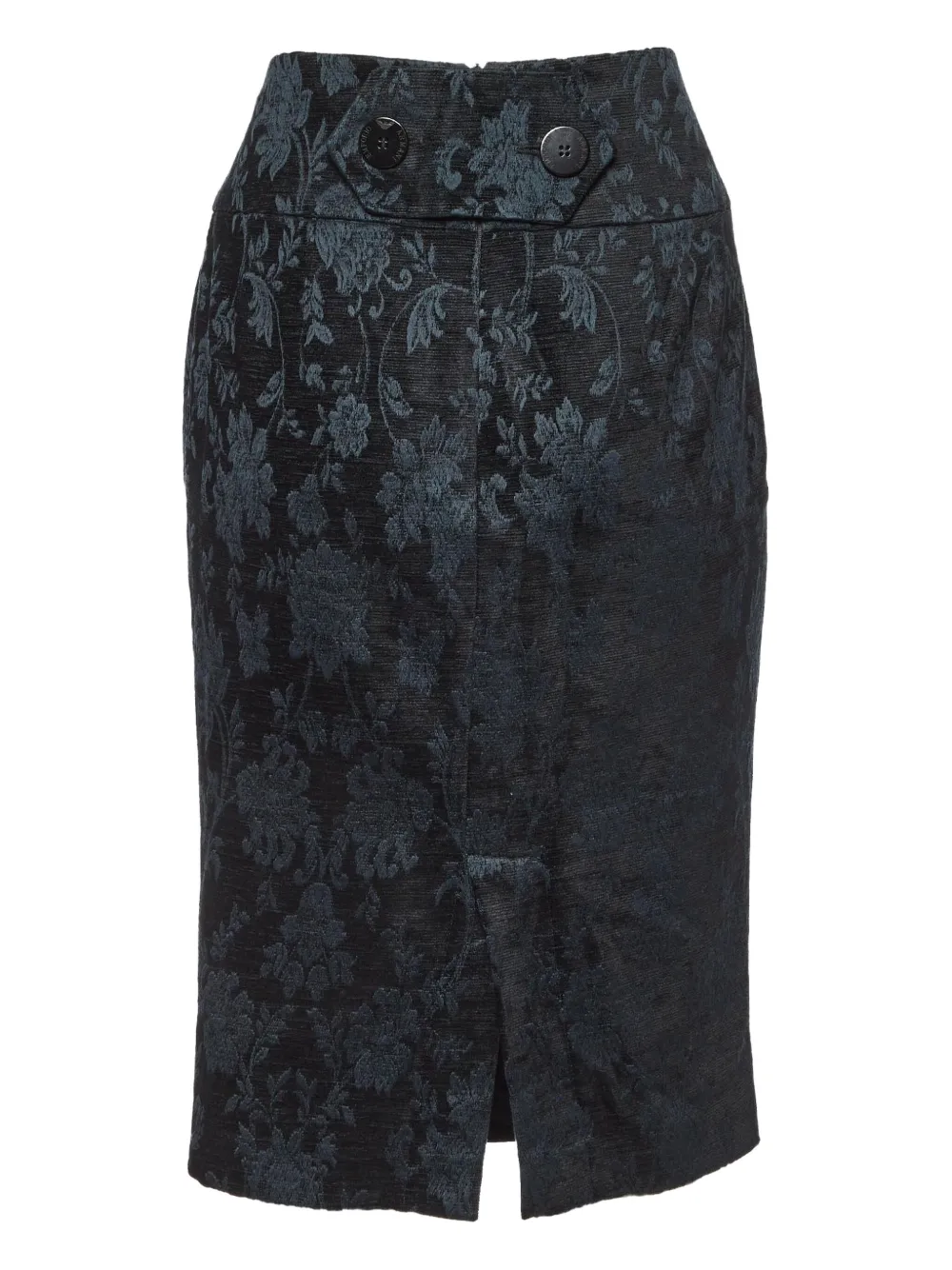 Emporio Armani Pre-Owned floral jacquard pencil skirt | Image 2