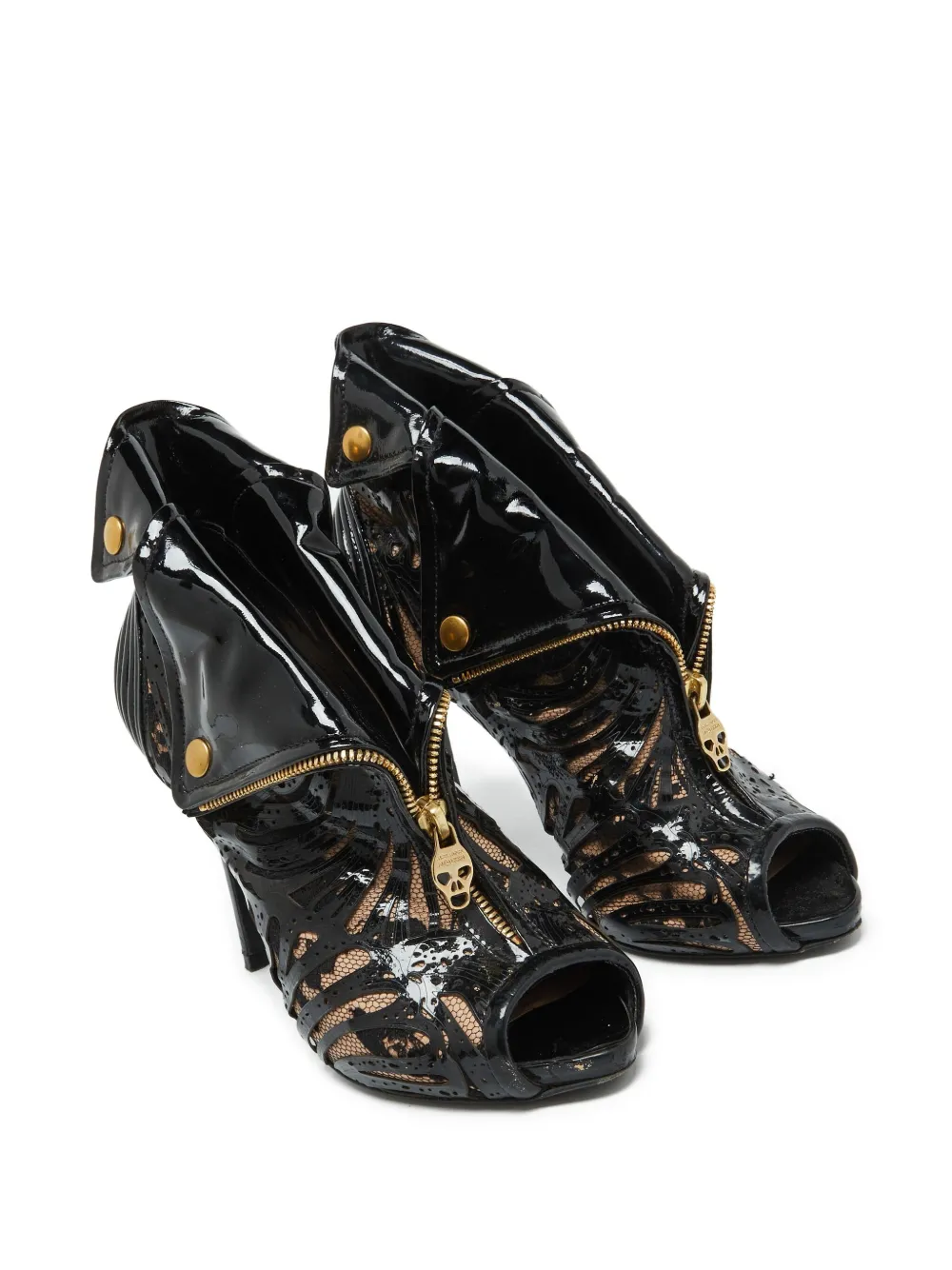 Alexander McQueen Pre-Owned 115mm leather boots | Image 2