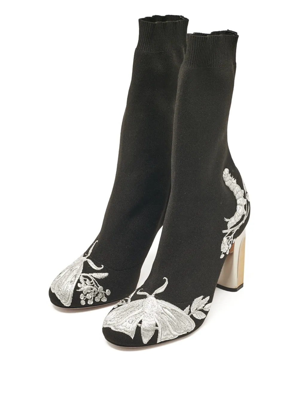 Alexander McQueen Pre-Owned 105mm embroidered boots | Image 2