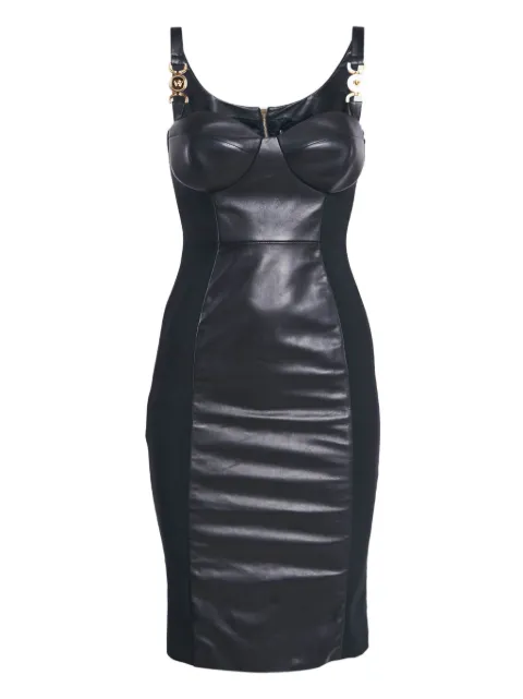 Versace Pre-Owned فستان جلد