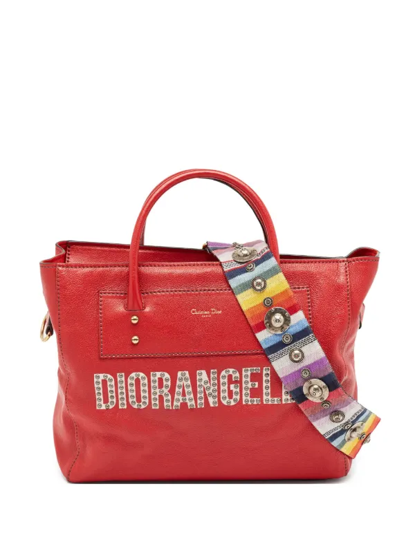 Christian Dior Pre-Owned Diorangeles Tote Bag Red FARFETCH
