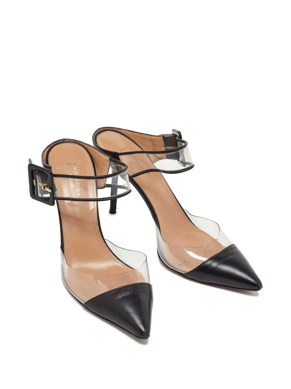 Aquazzura pre-owned 100mm Optic pointed-toe pumps | Image 2